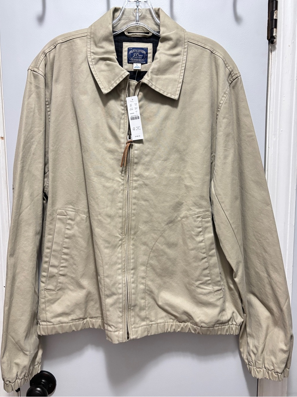 J Crew Men’s 100% cotton jacket new with tags